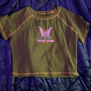 green crop top fairy